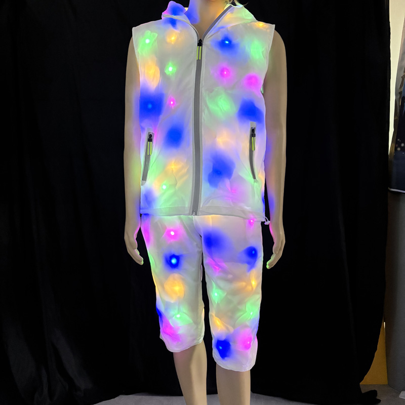 Glowing Vest Jacket Costumes H - огляд і ціна Men'S Fashion Light Jacket