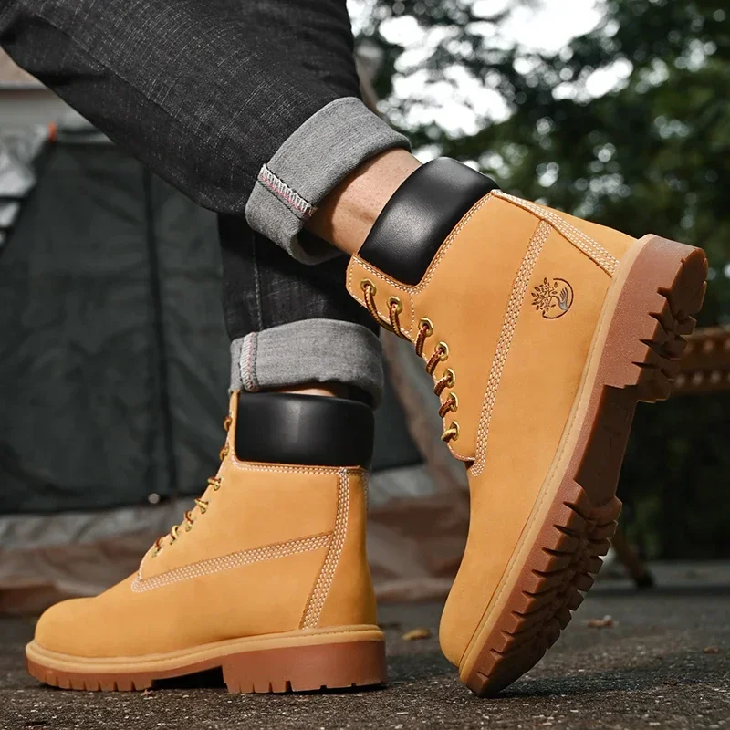 Boots Men High Top Boots High  - огляд і ціна Men'S Fashion For 45 Years Old