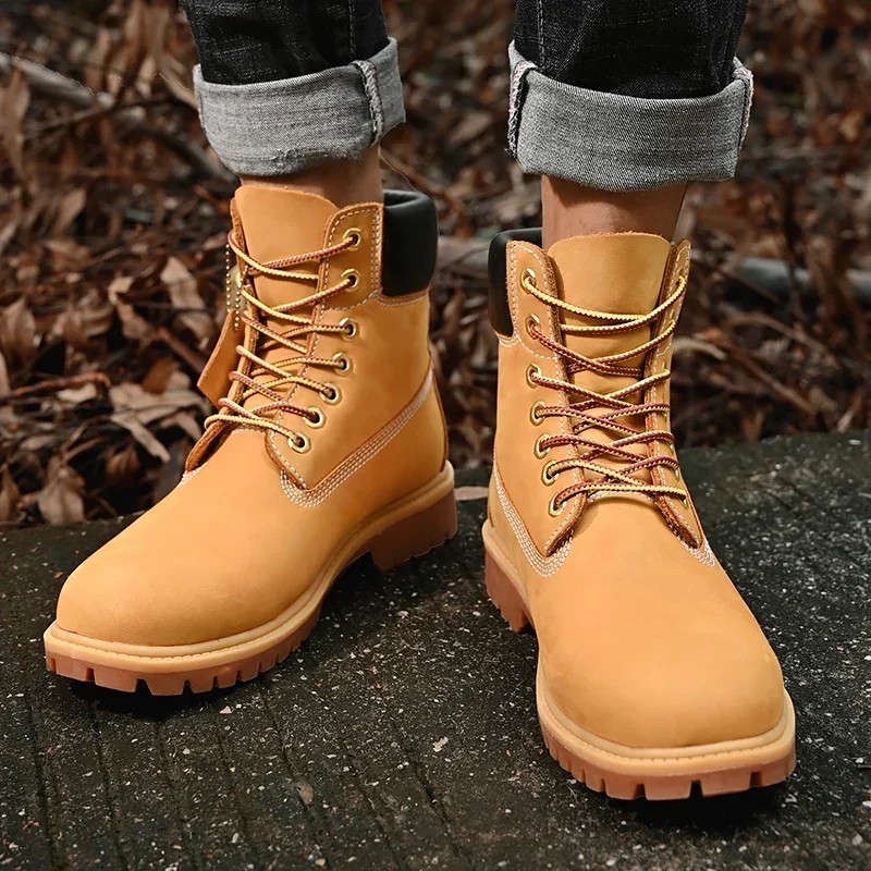 Boots Men High Top Boots High  - огляд і ціна Men'S Fashion For 45 Years Old