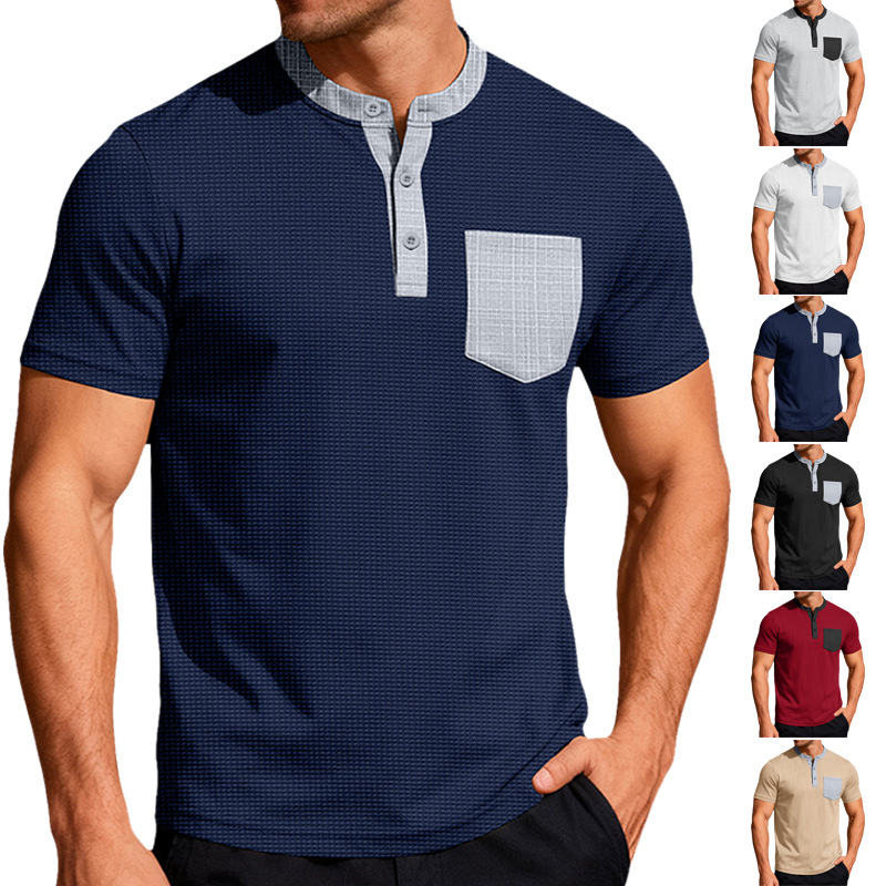 Amazon Summer Men's Stand Coll - огляд і ціна Amazon Men'S Fashion